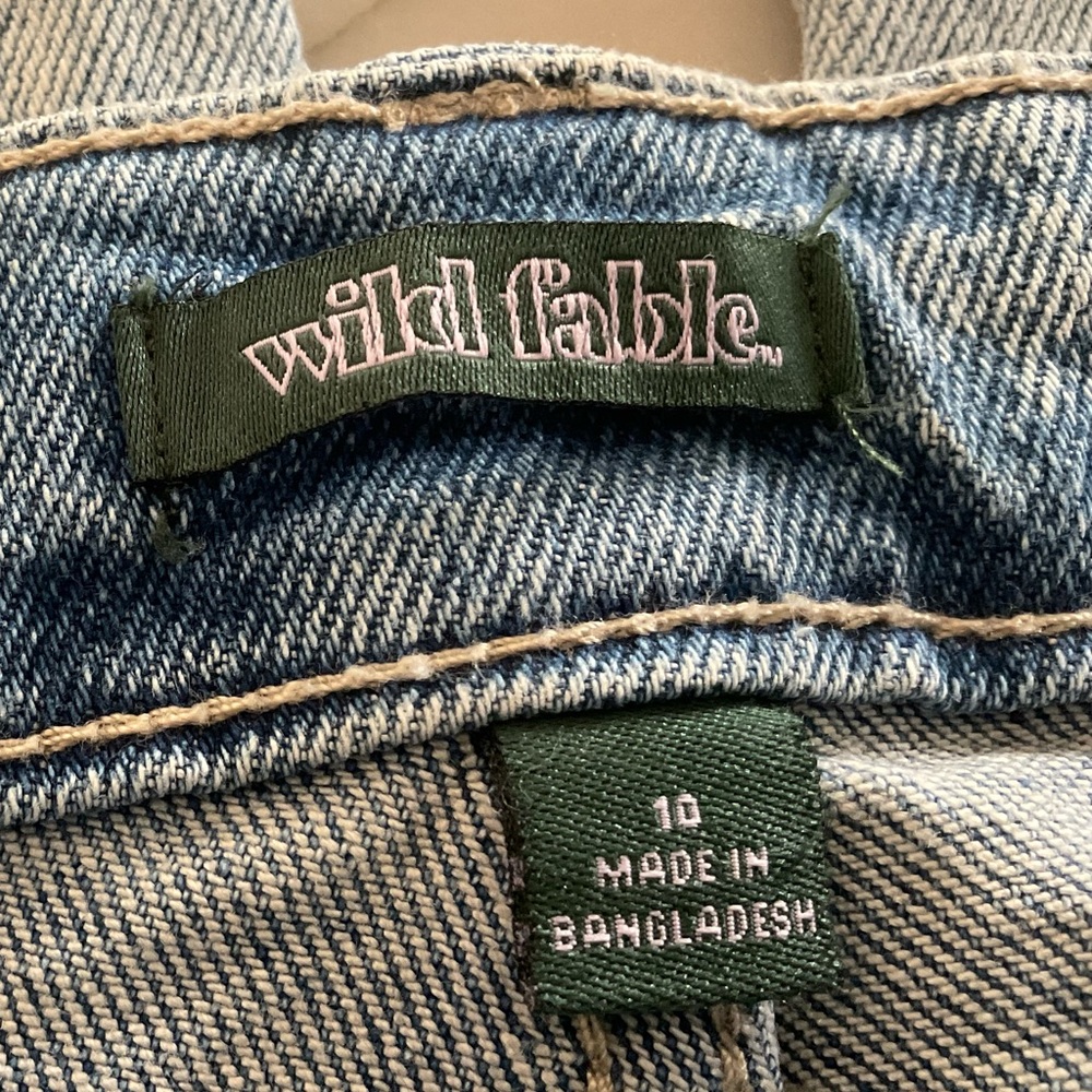 Wild Fable Highest Rise Straight Sz 10 - Picture 3 of 6